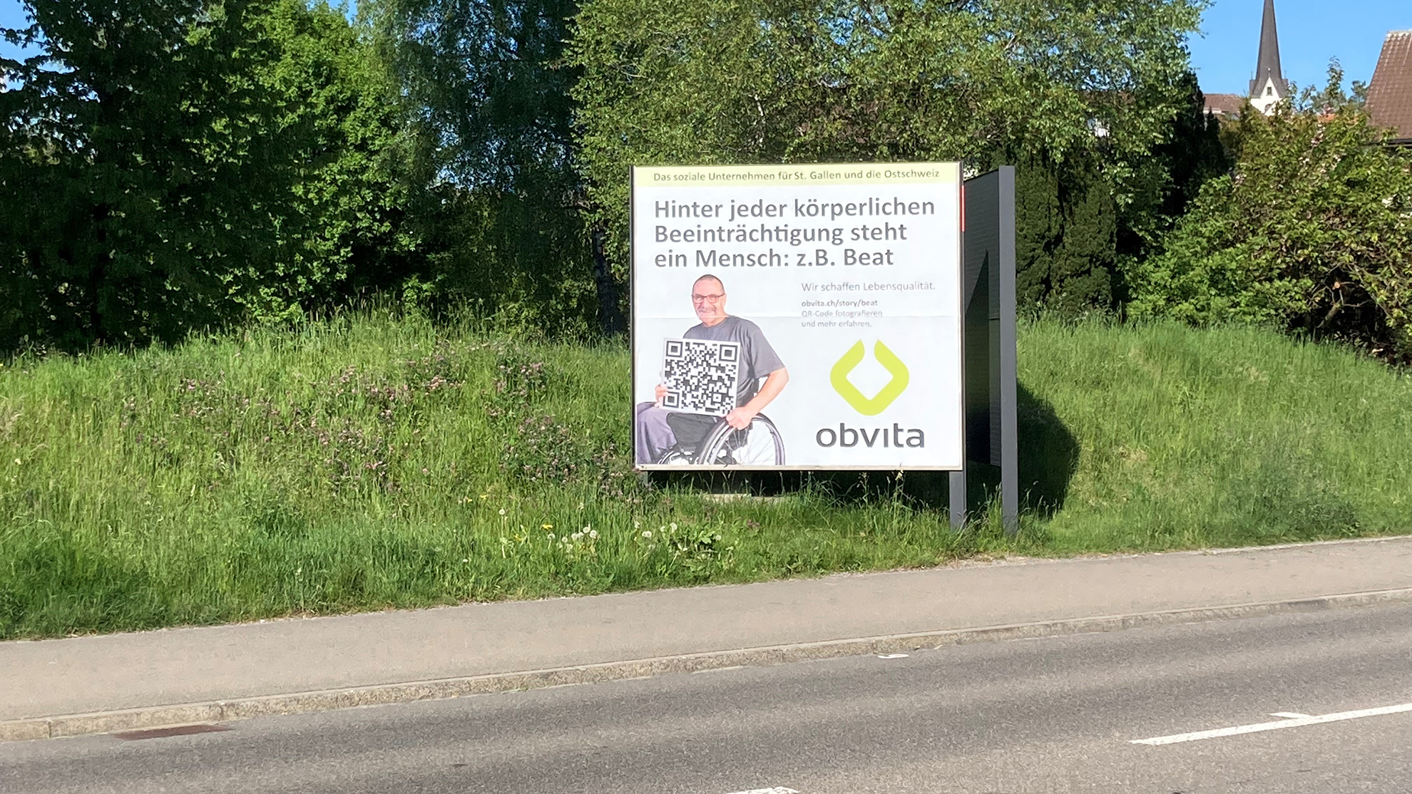 Plakatstelle mit Sujet «Beat»